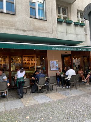 Old banner  at Maman in Berlin