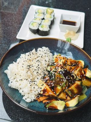 Vegi Bowl & Avocado Maki  at Koi Sushi&Asia in Bad Sackingen