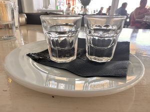 Complimentary Mastika  at Vegera   in Mykonos