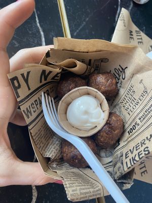 Meatballs  at OhMA Gent in Ghent