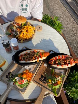 I got the two hotdogs for 14,90€ each. at OhMA Gent in Ghent