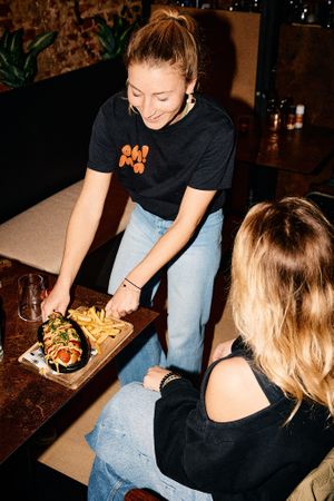 Best Vegan haute dog in town 🌭 at OhMA Gent in Ghent