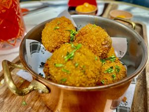 De Oh!Ma Better Balls, geweldige vegan bitterballen! at OhMA Gent in Ghent