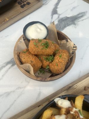 Truffle croquettes   at OhMA Gent in Ghent