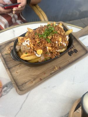 Truffle fries   at OhMA Gent in Ghent