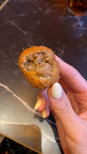 Inside bitterbal  at OhMA Gent in Ghent