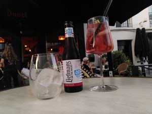 Drinks. I'm only writing these captions because the application won't let you upload the pictures without them even though if you do it in a browser you can do it without captions  at OhMA Gent in Ghent