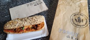 Sojaschnetzel vegan at FREDY dä Beck in Schlieren