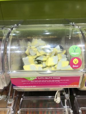Sour tutti fruitties   at Candylicious World - Dubai Mall  in Dubai
