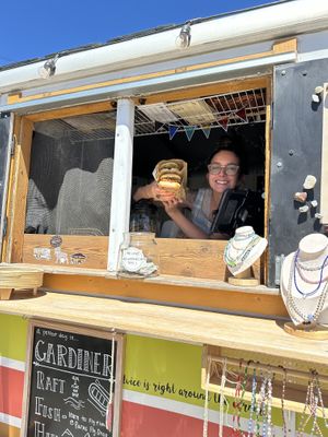 Sophia, the friendly owner  at Local Advice - Maybe closed in Gardiner