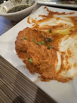 Mostly eaten Muhamra  at Nicholas Restaurant in Portland