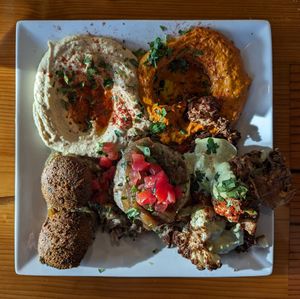 Arabian Breeze Mezza at Nicholas Restaurant in Portland