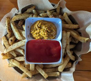 Zaatar Fries at Nicholas Restaurant in Portland