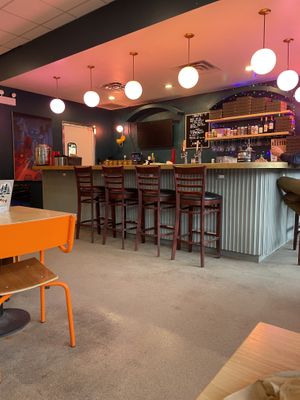   at Dimo's Pizza - Lincoln Square in Chicago