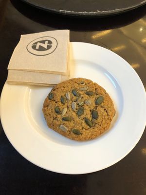 Vegan cookie at Caffe Nero - Marina Mall in Dubai