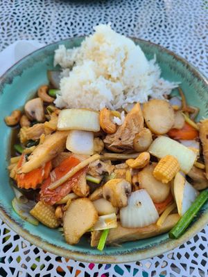 a vegan special of the day (forget name) at Baan Thai Bistro in Indianapolis