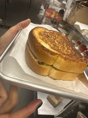 Seriously thick toast at Brunch Box in Springfield