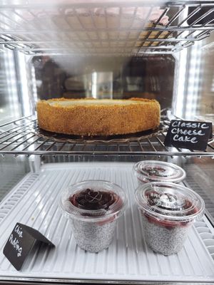 Rotating goodies in the bakery cases  at Brunch Box in Springfield