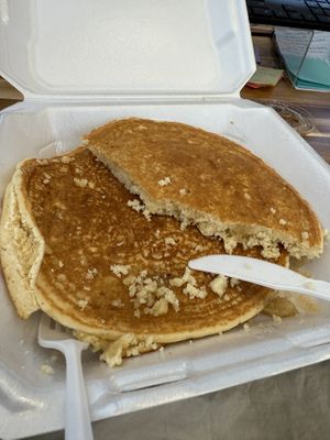 Still very dry after adding the entire 4oz provided syrup portion   at EAT in Broomfield