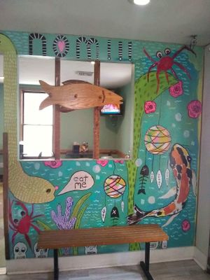 Inside  at Tricky Fish in Charleston