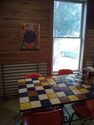 Inside  at Tricky Fish in Charleston