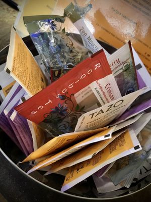 tea selection   at Starlings Coffee & Provisions in Charleston