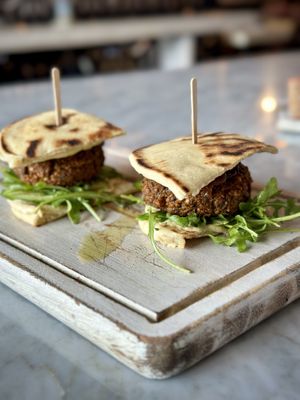 Falafel Sliders  at Barsha in Hermosa Beach