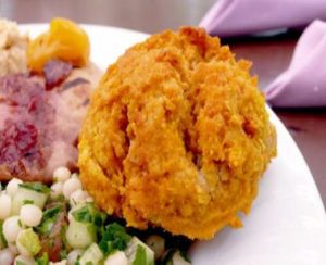 Vegan quinoa scone at Inn of the Seventh Ray in Topanga