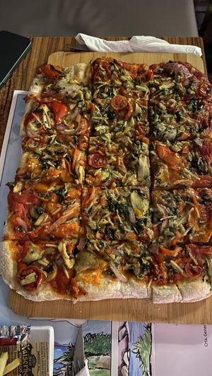 VEGAN XXL PIZZA  at O Forcado in Ezaro