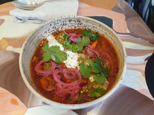 Aduki bean bowl at ÆNDRÈ - Schlüterstraße in Hamburg