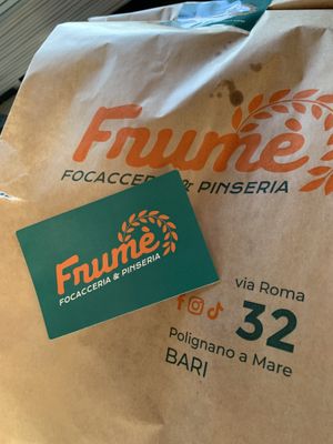 Details  at Frumè - Focacceria e Pinseria in Polignano A Mare