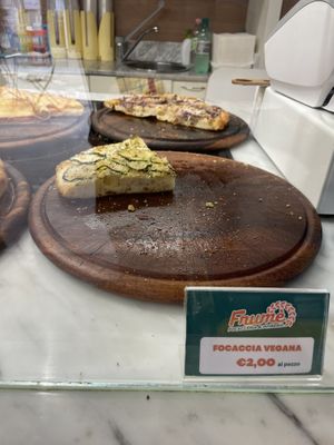 Vegan focaccia   at Frumè - Focacceria e Pinseria in Polignano A Mare