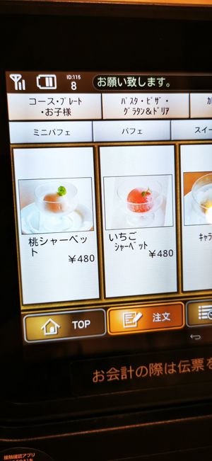 Vegan desserts are sorbet only at Naturalgrace - ナチュラルグレース in Yamanashi