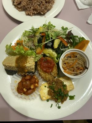 Vegan plate  at Naturalgrace - ナチュラルグレース in Yamanashi