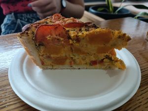 Frittata at Vege Rama - Adelaide St in Brisbane