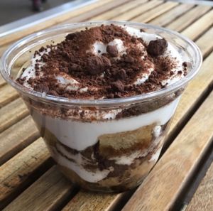 vegan tiramisu  at Vege Rama - Adelaide St in Brisbane