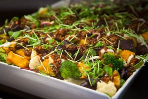Variety of Salads at Vege Rama - Adelaide St in Brisbane