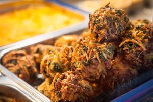 Pakora at Vege Rama - Adelaide St in Brisbane