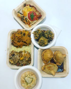 Our spread  at Vege Rama - Adelaide St in Brisbane