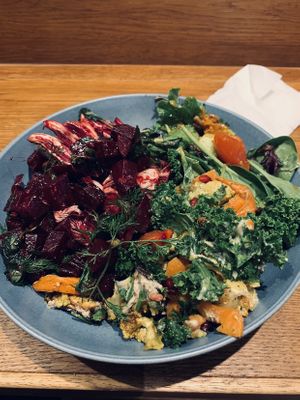 3 salads at Vege Rama - Adelaide St in Brisbane