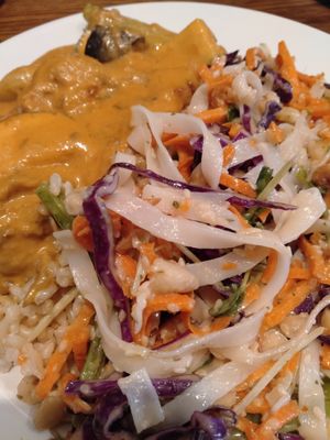 Raw Pad Thai and Tom yum combo at Vege Rama - Adelaide St in Brisbane