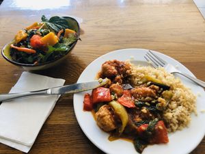 Delicious dishes at Vege Rama - Adelaide St in Brisbane