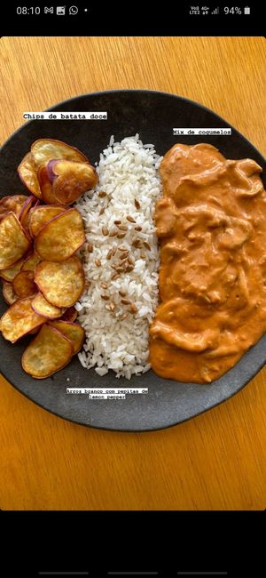 Strogonoff veg at Pomona Cambury in Sao Paulo