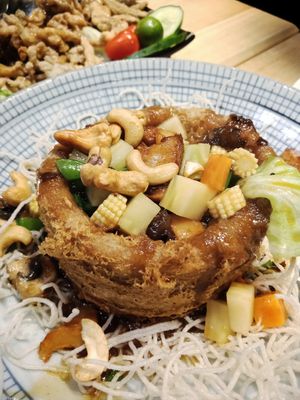 Yam pot. Veganlicious. at Beyond Veggie by Secret Recipe in Petaling Jaya