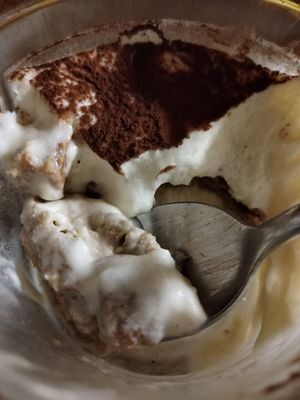 Tiramisù at Avanguardia Trattoria/Hotel in Solferino