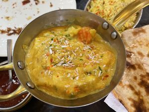 Verduras con salsa de coco  at Curry House in Ourense