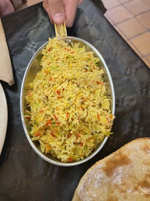 Arroz con verduras   at Curry House in Ourense