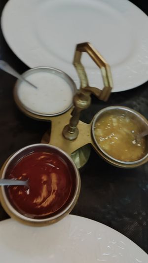 Salsas at Curry House in Ourense