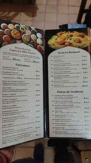 Carta at Curry House in Ourense