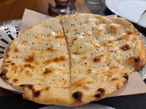 Naan at Curry House in Ourense